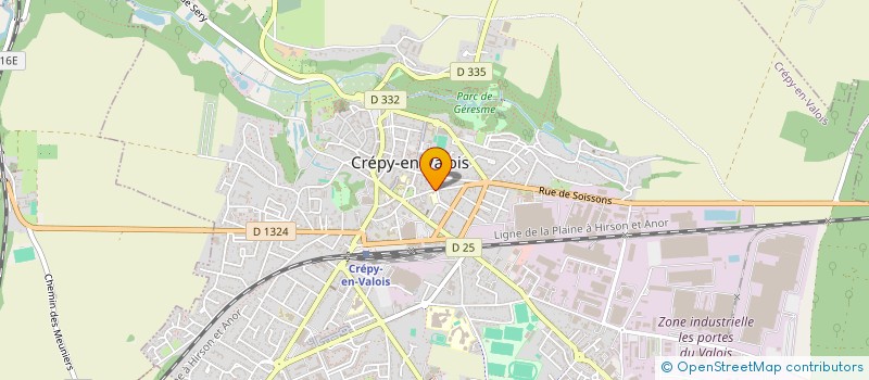 localisation de l'entreprise ALCATIMA  CREPY-EN-VALOIS