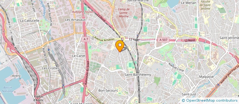 localisation de l'entreprise ALCATRAZ SECURITE  MARSEILLE
