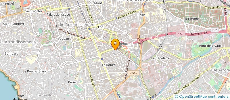 localisation de l'entreprise ALCAZ INTERNATIONAL à MARSEILLE