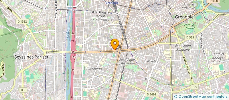 localisation de l'entreprise ALCAZAR  GRENOBLE