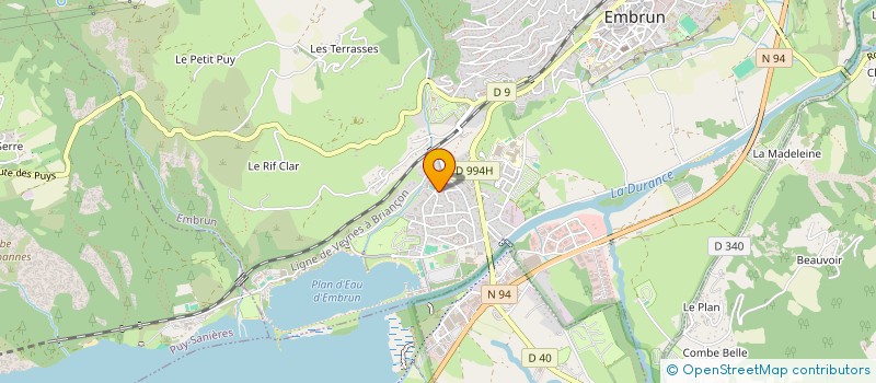 localisation de l'entreprise ALCAZAR SPORTS  EMBRUN