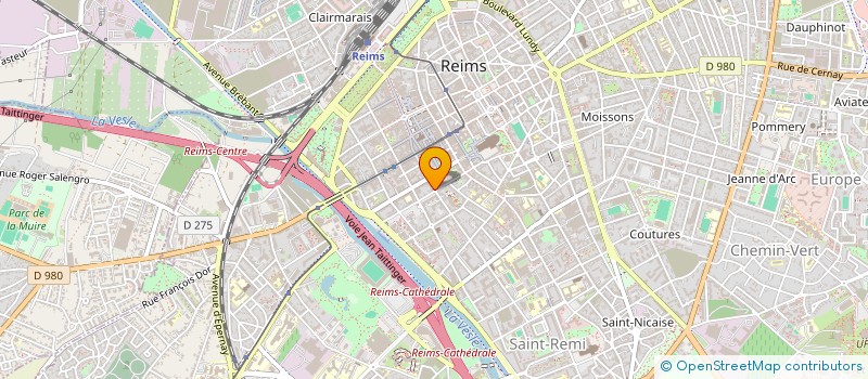 localisation de l'entreprise ALCB FINANCES  REIMS