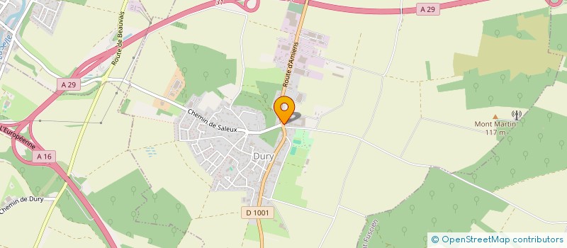 localisation de l'entreprise ALCD  DURY