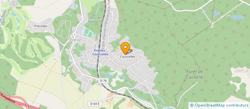 localisation de l'entreprise ALCE à PRESLES