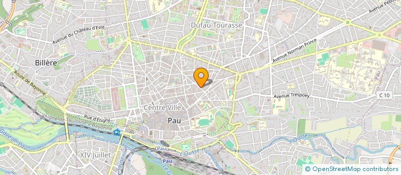 localisation de l'entreprise ALCE LOISIR CREATIVITE ENFANT à PAU