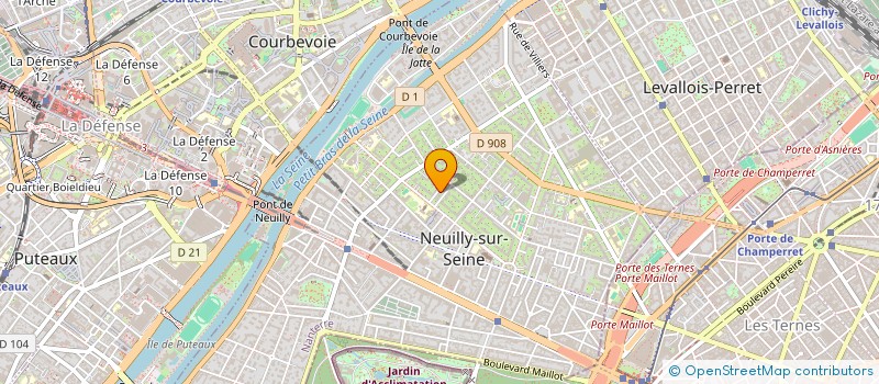 localisation de l'entreprise ALCE TECH 92 à NEUILLY-SUR-SEINE