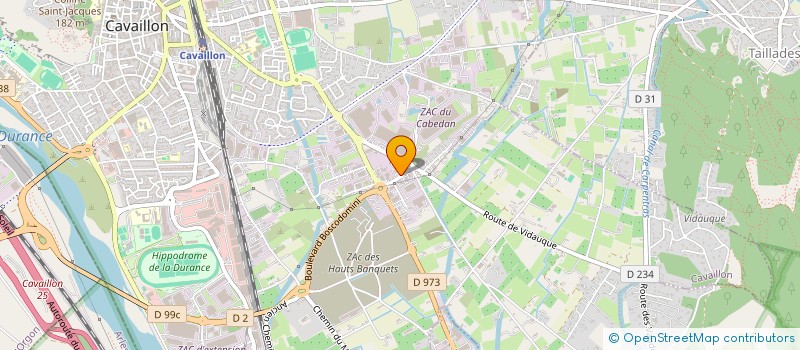 localisation de l'entreprise ALCEA  CAVAILLON