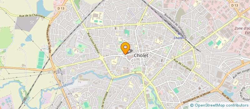 localisation de l'entreprise ALCEA à CHOLET
