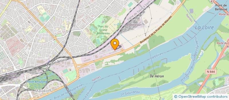localisation de l'entreprise ALCEA à NANTES