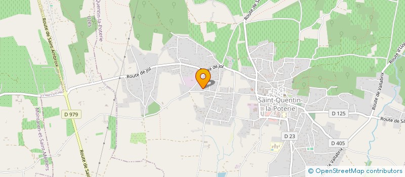 localisation de l'entreprise ALCEAF à SAINT-QUENTIN-LA-POTERIE