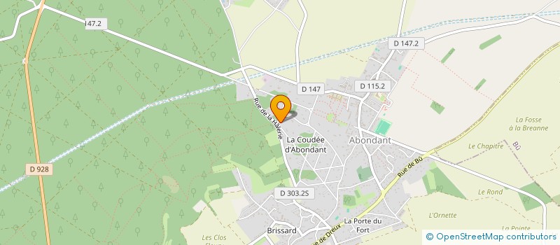 localisation de l'entreprise ALCEBIA à ABONDANT