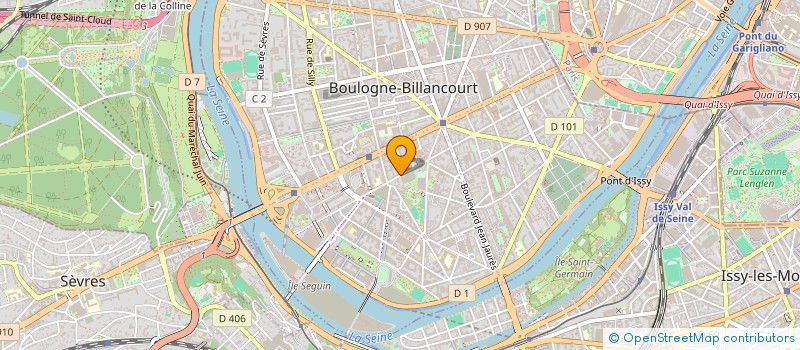 localisation de l'entreprise ALCEDINIDAE à BOULOGNE-BILLANCOURT