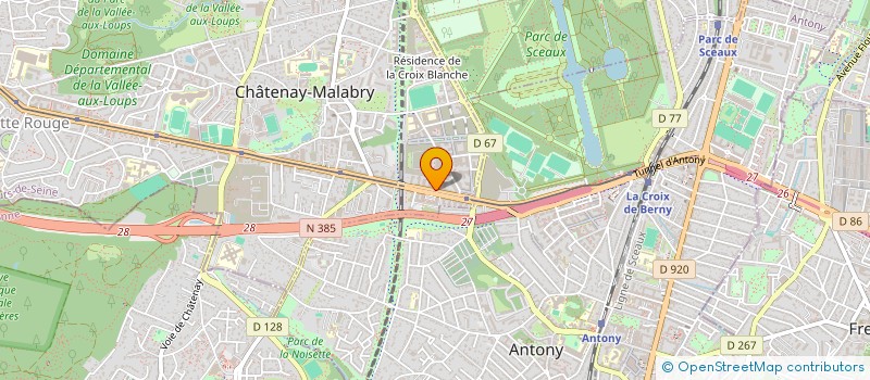 localisation de l'entreprise ALCEDO  CHATENAY-MALABRY