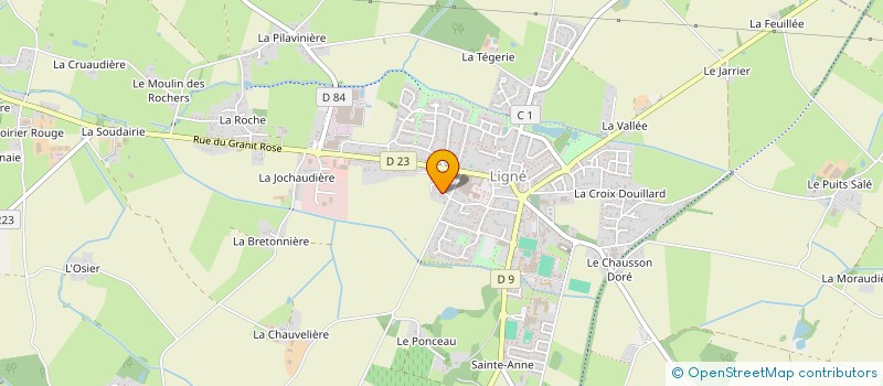 localisation de l'entreprise ALCEDYS  OREE D'ANJOU