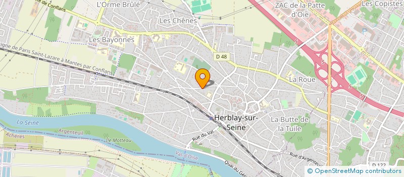 localisation de l'entreprise ALCEE  HERBLAY-SUR-SEINE