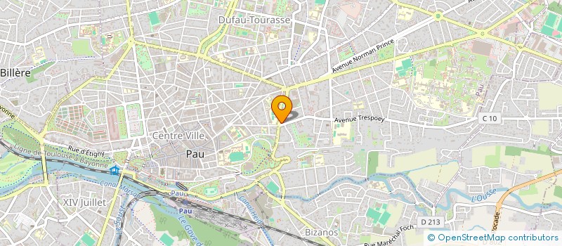 localisation de l'entreprise ALCEE AVOCATS à PAU