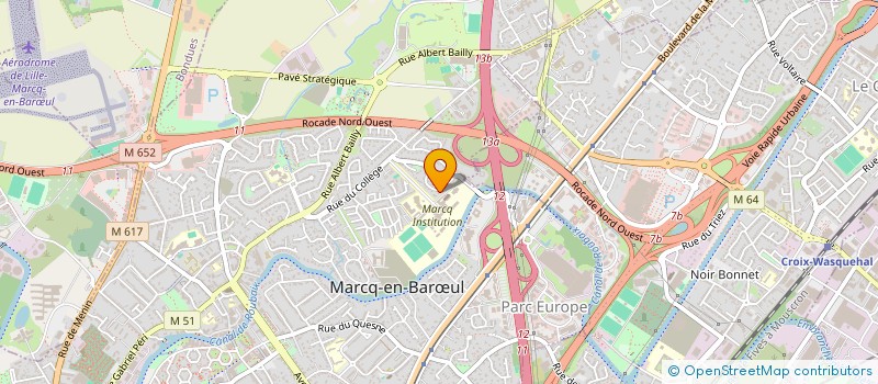 localisation de l'entreprise ALCEGI  MARCQ-EN-BARUL