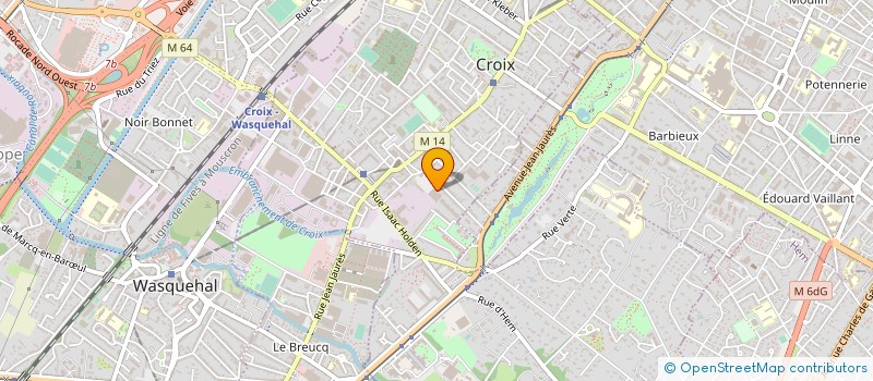 localisation de l'entreprise ALCEL à CROIX