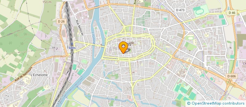 localisation de l'entreprise ALCELL à SENS
