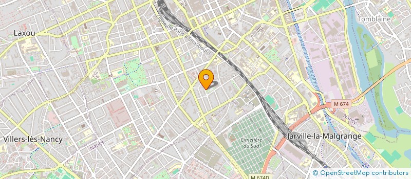 localisation de l'entreprise ALCEMS  NANCY