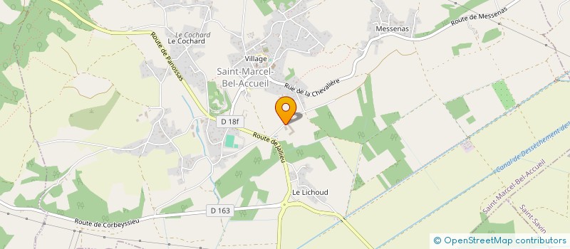 localisation de l'entreprise ALCENI à SAINT-MARCEL-BEL-ACCUEIL