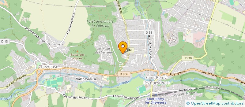 localisation de l'entreprise ALCENNE  CHEVREUSE