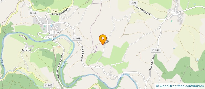 localisation de l'entreprise ALCER  ALLY