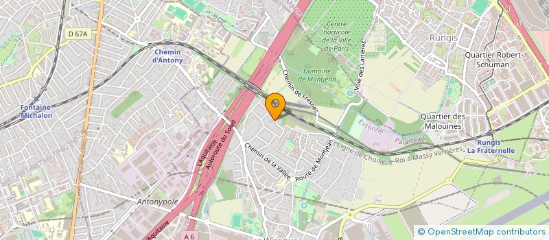 localisation de l'entreprise ALCESS  WISSOUS