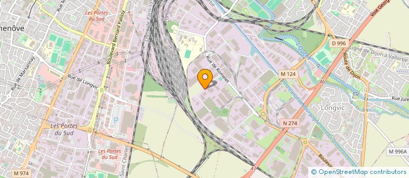 localisation de l'entreprise ALCF à LONGVIC