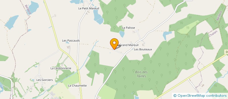 localisation de l'entreprise ALCG à BELABRE