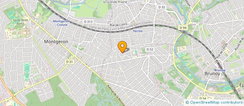 localisation de l'entreprise ALCG PATRIMOINE  YERRES