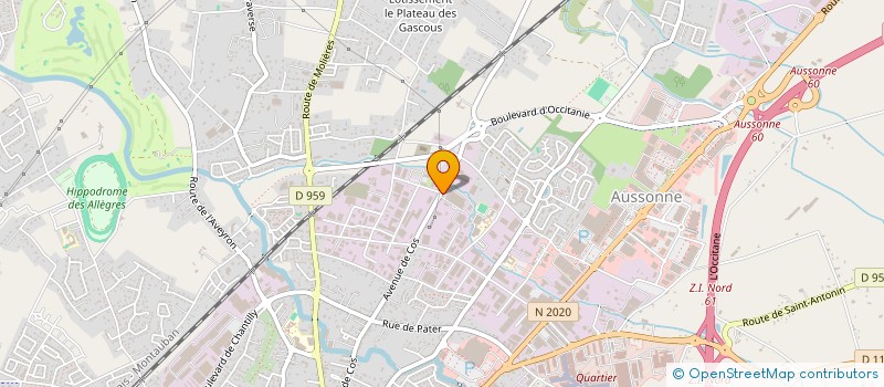 localisation de l'entreprise ALCH CONSTRUCTION à MONTAUBAN