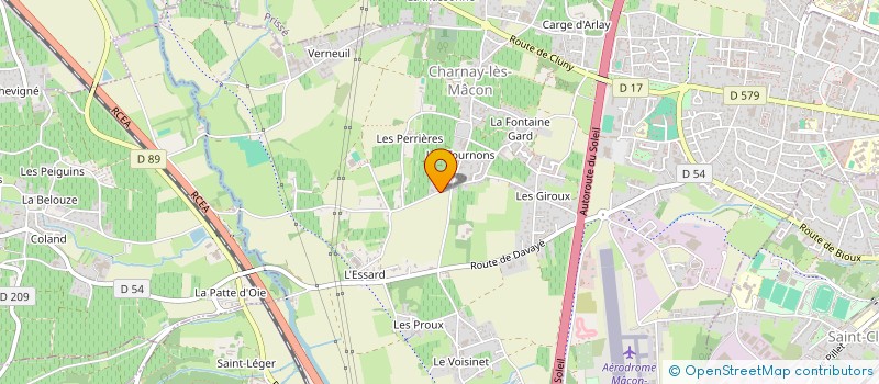 localisation de l'entreprise ALCHAN à CHARNAY-LES-MACON