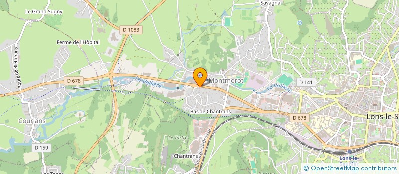 localisation de l'entreprise ALCHARO à MONTMOROT