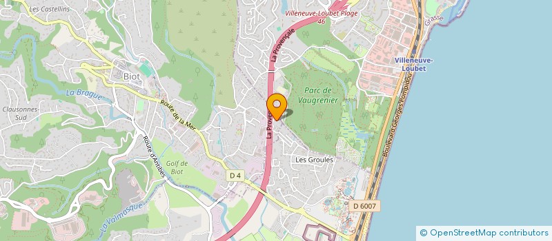 localisation de l'entreprise ALCHEMYST  BIOT