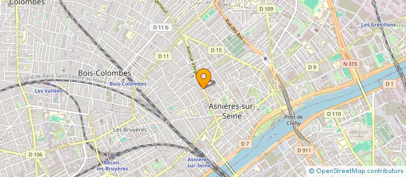 localisation de l'entreprise ALCHIMIA FLEURISTES à ASNIERES-SUR-SEINE