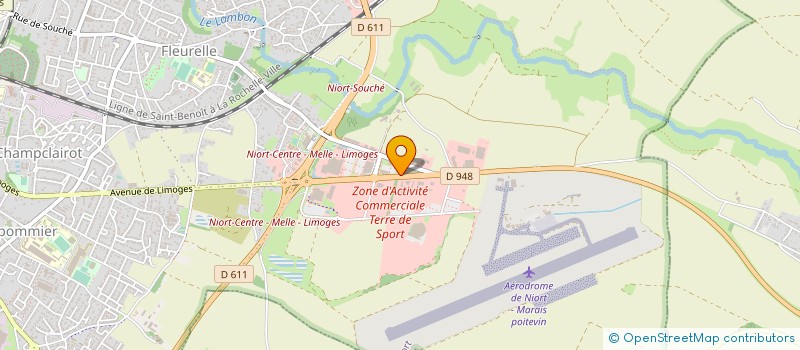 localisation de l'entreprise ALCHIMIE  NIORT