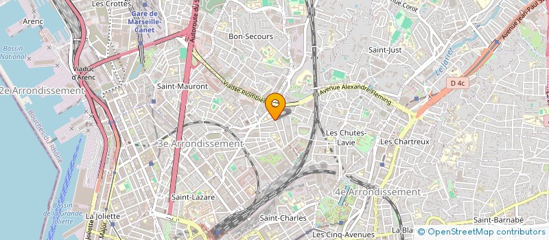 localisation de l'entreprise ALCHIMIE  MARSEILLE
