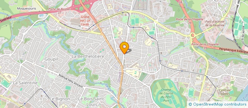 localisation de l'entreprise ALCHIMIE à NANTES