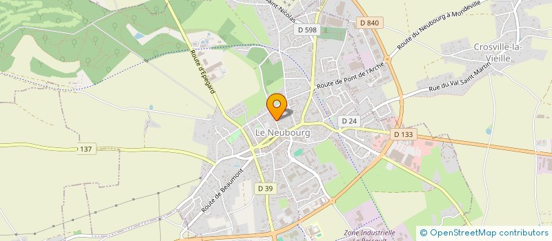 localisation de l'entreprise ALCHIMIE  LE NEUBOURG