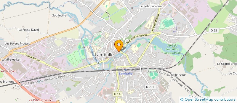 localisation de l'entreprise ALCHIMIE à LAMBALLE-ARMOR