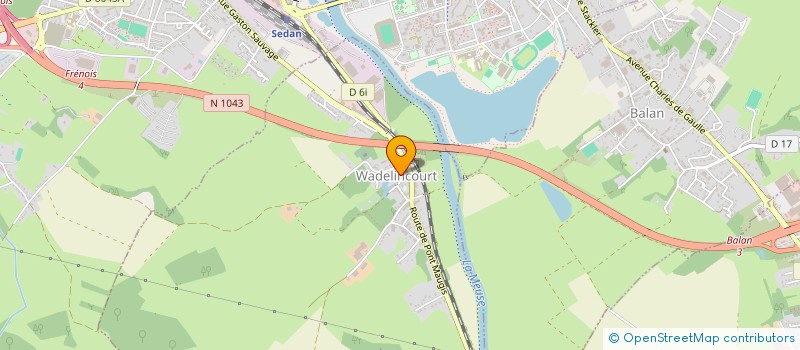 localisation de l'entreprise ALCHIMIE  WADELINCOURT