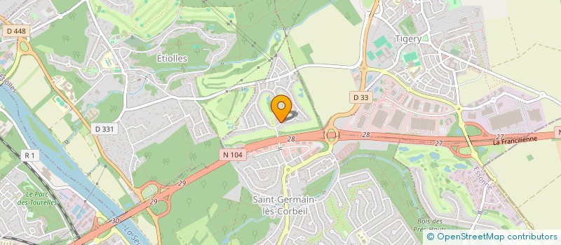 localisation de l'entreprise ALCHIMIE  SAINT-GERMAIN-LES-CORBEIL