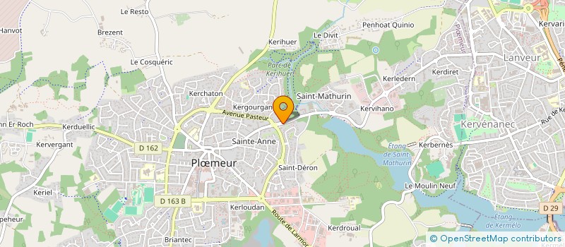 localisation de l'entreprise ALCHIMIE à PLOEMEUR