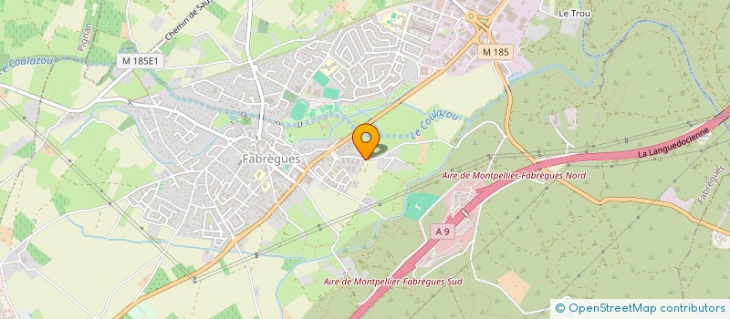 localisation de l'entreprise ALCHIMIE  FABREGUES