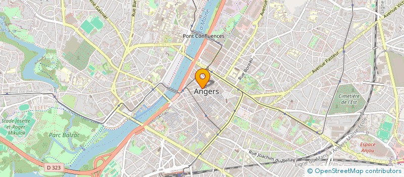 localisation de l'entreprise ALCHIMIE BOTANIQUE à ANGERS