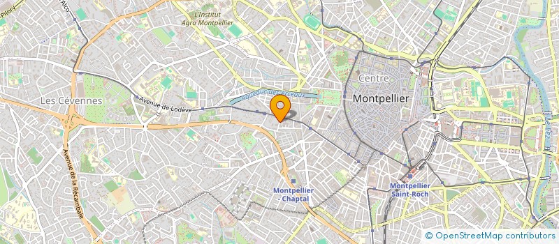 localisation de l'entreprise ALCHIMIE.DT  MONTPELLIER