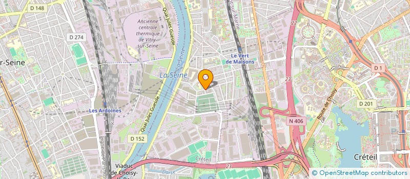 localisation de l'entreprise ALCHIMIE DU GRIS  ALFORTVILLE