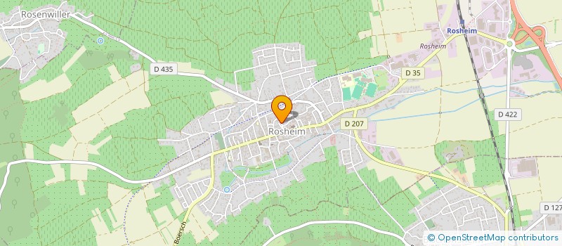 localisation de l'entreprise ALCHIMIE SARL à ROSHEIM