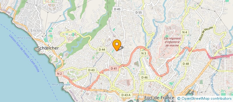 localisation de l'entreprise ALCHIMIST PWOD  FORT-DE-FRANCE